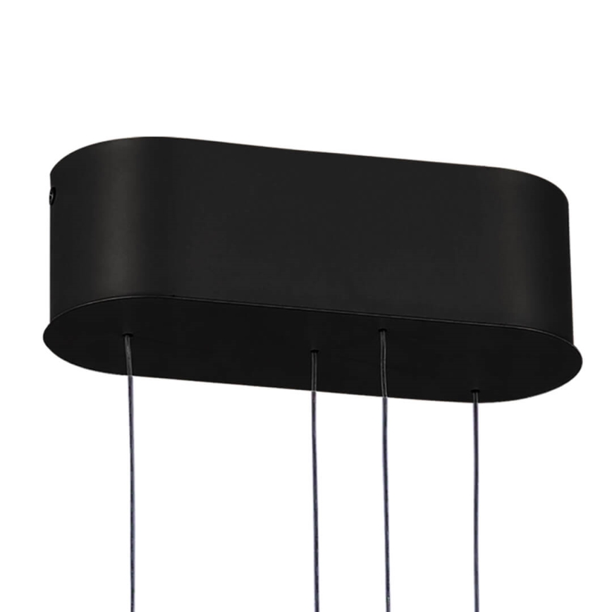 Candelabro suspenso LED com regulação LIV LED/50W/230V preto + controlo remoto