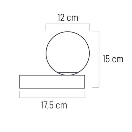 Iluminação de parede de casa de banho RUBY 1xG9/5W/230V IP44 branco