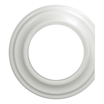 Kliklap - Moldura retro branca para extremidade