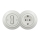 Kliklap - Retro interruptor unipolar n.º 1 e tomada SCHUKO 230V com moldura branca