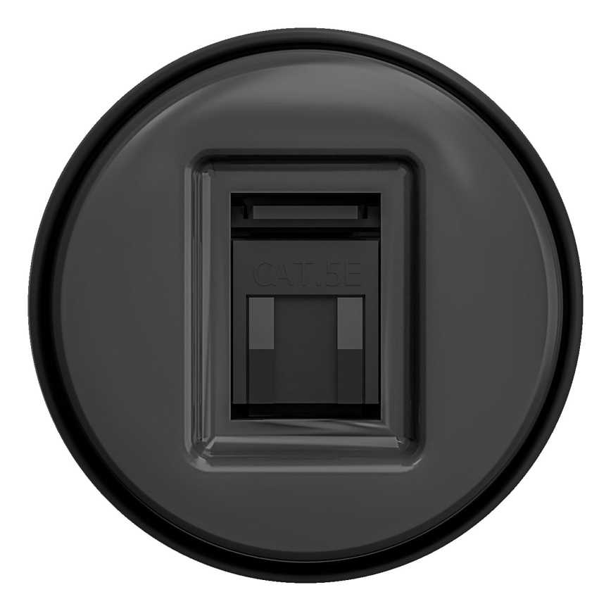 Kliklap - Tomada de dados vintage sem moldura antracite