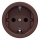 Kliklap - Tomada para casa vintage sem armação SCHUKO 230V/16A castanho