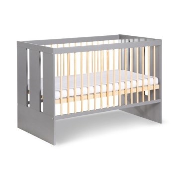 KLUPŚ - Berço infantil PAULINE 120x60 cm pinho/cinzento