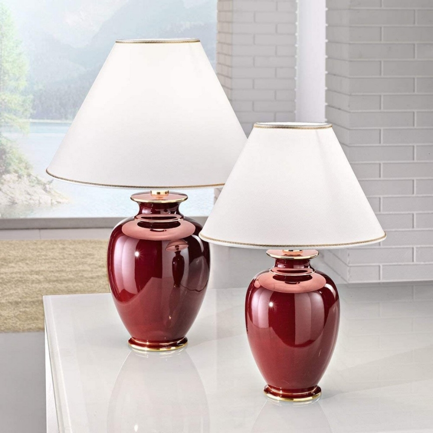 Kolarz 0014.73.7 - Lâmpada de mesa BORDEAUX 1xE27/100W/230V