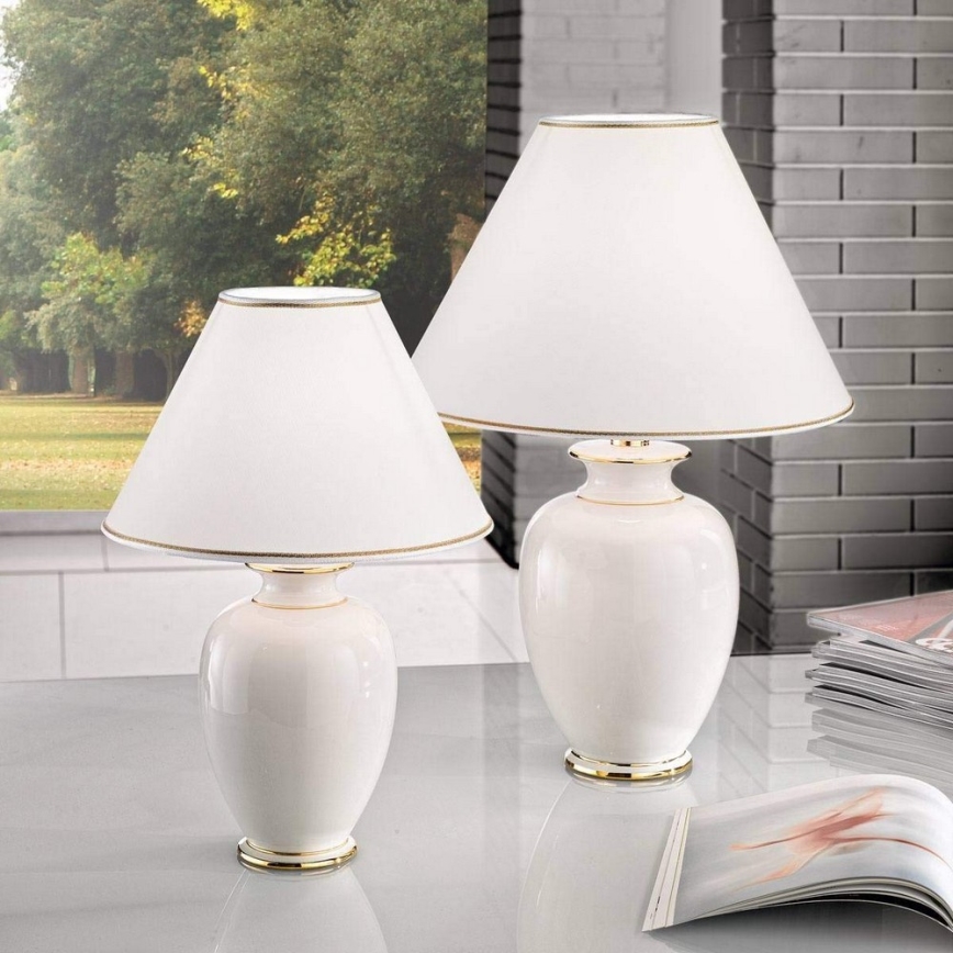 Kolarz 0014.74.6 - Lâmpada de mesa TLAVORIO 1xE27/100W/230V