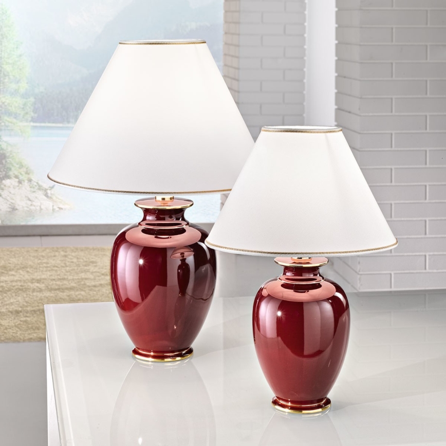 Kolarz 0014.74.7 - Candeeiro de mesa BORDEAUX 1xE27/100W/230V