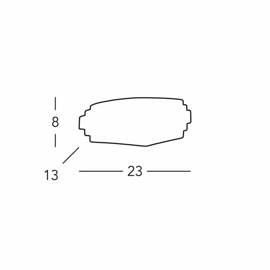 Kolarz 0290.61E - Iluminação de parede STIEGEL 1xG9/60W/230V branco