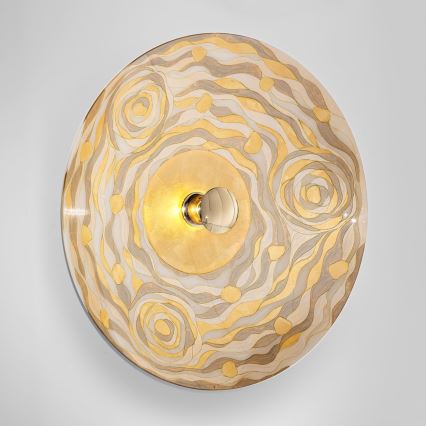 Kolarz 0415.61XL.3.Ch - Iluminação de parede LUNA 1xE27/100W/230V 24K dourado