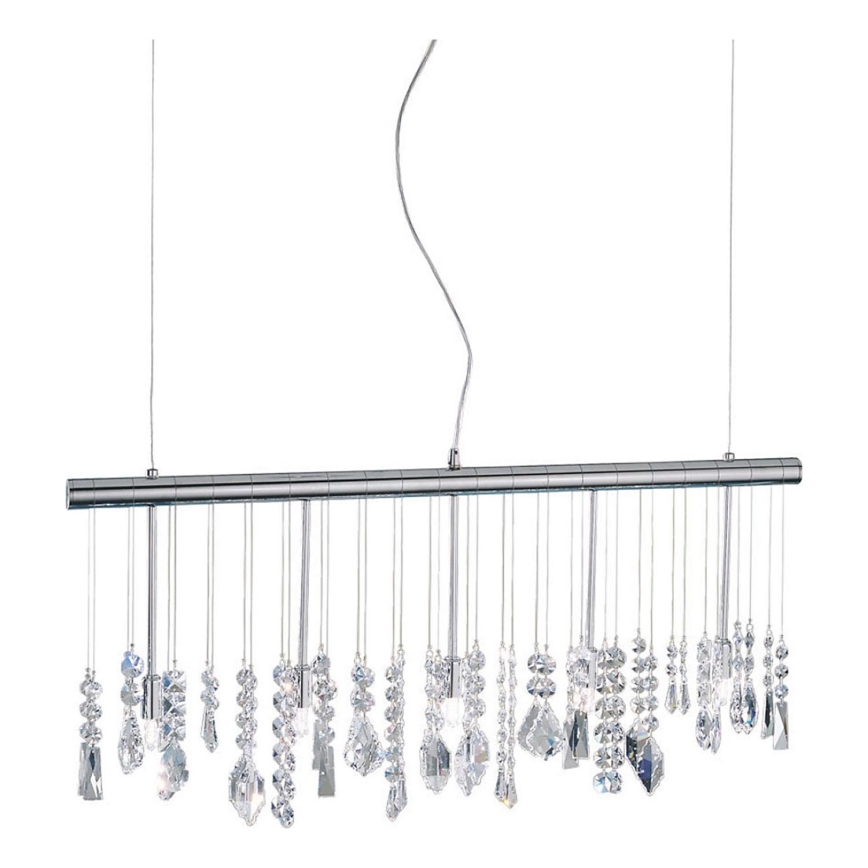 Kolarz 104.85.5 - Candeeiro suspenso de cristal STRETTA 5xG9/40W/230V cromado brilhante