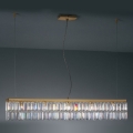 Kolarz 314.87.3 - Lustre de cristal em cabo PRISMA 7xG9/25W/230V ouro 24K