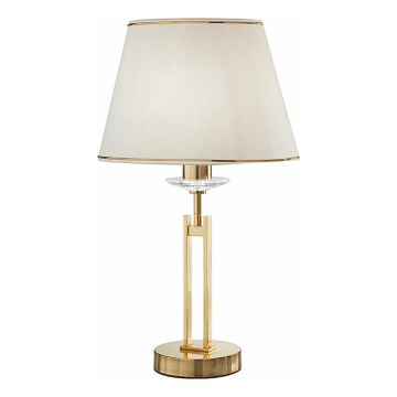 Kolarz 330.71.8C - Candeeiro de mesa de cristal IMPERIAL 1xE27/60W/230V dourado/bege