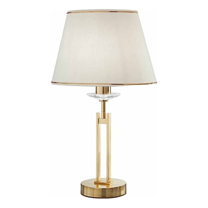Kolarz 330.71.8C - Candeeiro de mesa de cristal IMPERIAL 1xE27/60W/230V dourado/bege