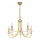 Kolarz 330.85.8C - Candeeiro suspenso de cristal IMPERIAL 5xE14/60W/230V dourado
