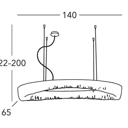 Kolarz 5324.32050 - Candelabro suspenso CLOUD 20xG9/40W/230V