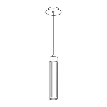 Kolarz 6009.30130 - Candelabro suspenso RAGGIO 1xE14/25W/230V 24K dourado