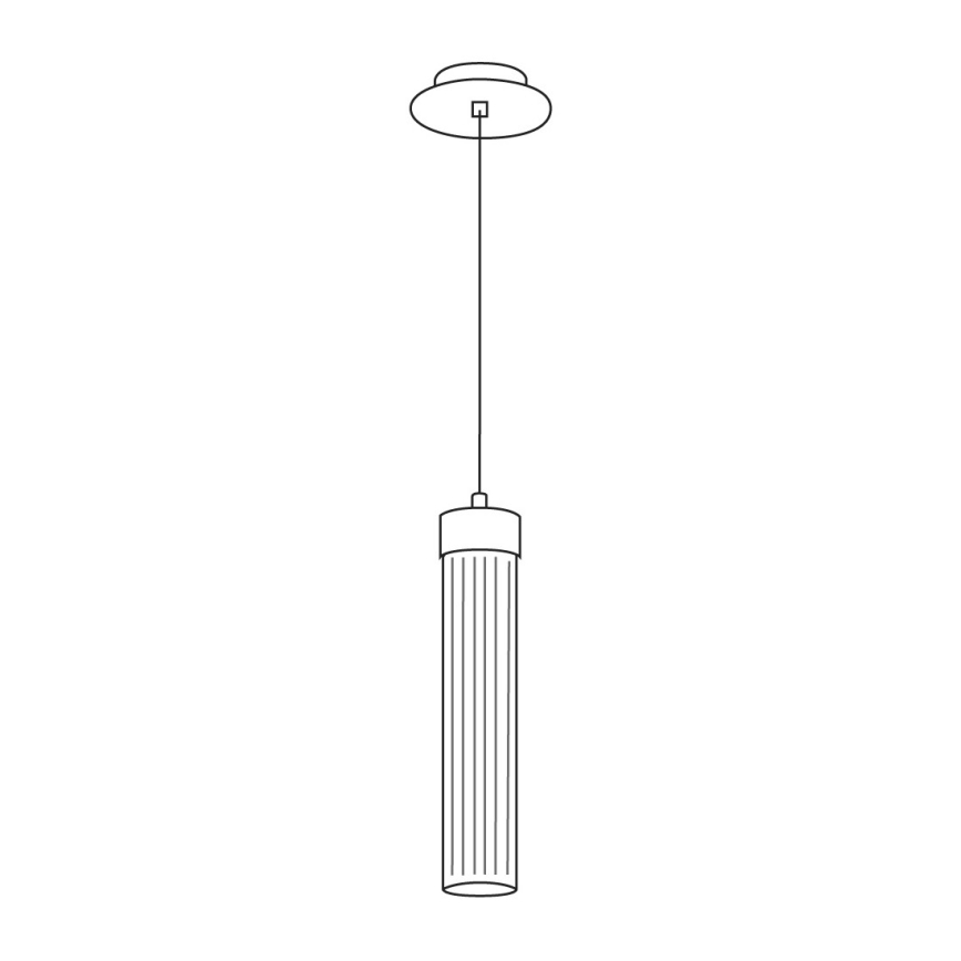 Kolarz 6009.30130 - Candelabro suspenso RAGGIO 1xE14/25W/230V 24K dourado