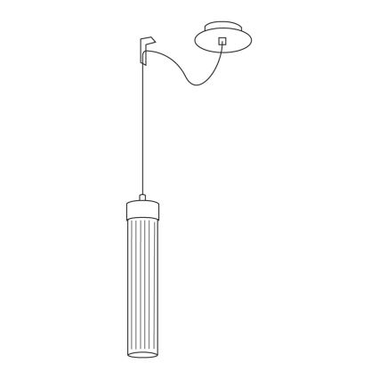Kolarz 6009.30151 - Candelabro suspenso RAGGIO 1xE14/25W/230V prateado
