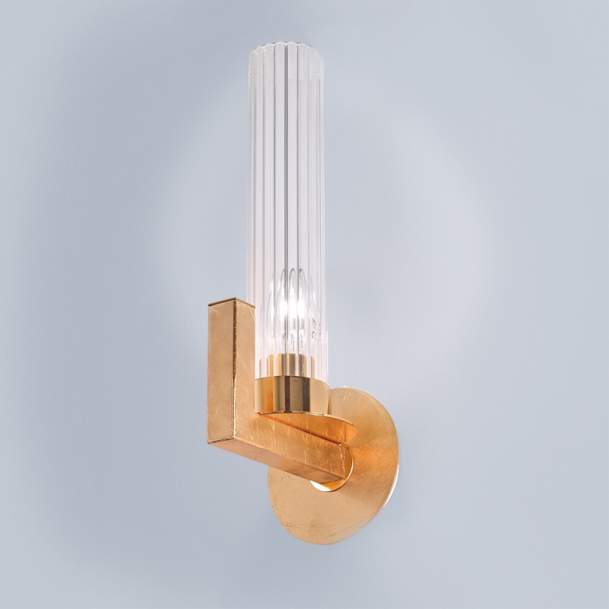 Kolarz 6009.60130 - Iluminação de parede RAGGIO 1xE14/25W/230V 24K dourada
