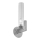 Kolarz 6009.60150 - Iluminação de parede RAGGIO 1xE14/25W/230V prateado