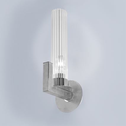 Kolarz 6009.60150 - Iluminação de parede RAGGIO 1xE14/25W/230V prateado