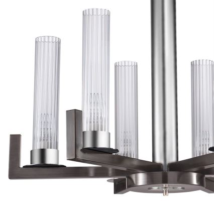 Kolarz 6009.80660 - Candelabro suspenso RAGGIO 6xE14/25W/230V mate cromado