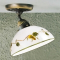 Kolarz 731.10.122 - Candeeiro integrado NONNA 1xE27/75W/230V diâmetro 20 cm uvas