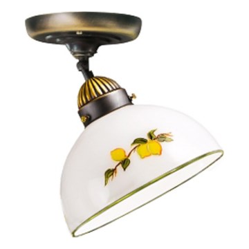 Kolarz 731.10.126 - Candeeiro integrado NONNA 1xE27/75W/230V diâmetro 20 cm limões