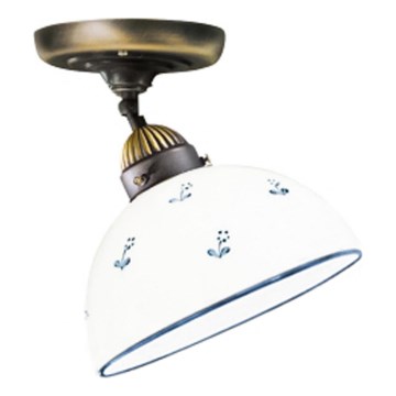 Kolarz 731.10.16 - Candeeiro integrado NONNA 1xE27/75W/230V diâmetro 20 cm azul