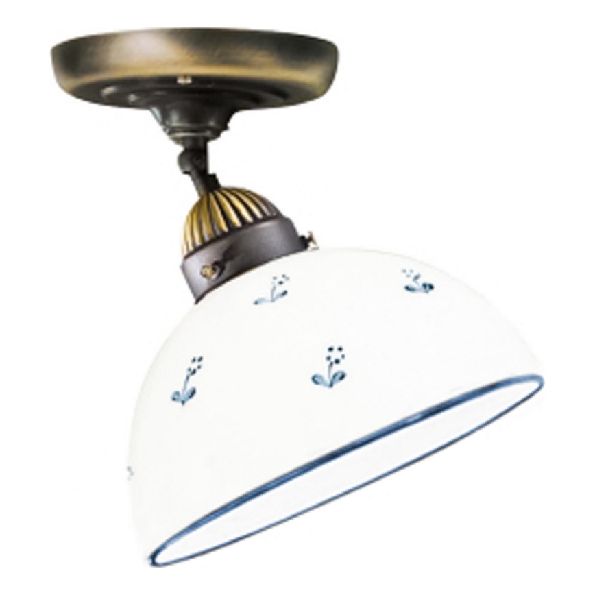 Kolarz 731.10.16 - Candeeiro integrado NONNA 1xE27/75W/230V diâmetro 20 cm azul
