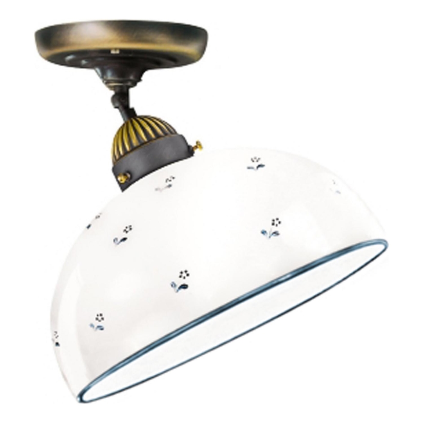 Kolarz 731.10.24 - Candeeiro integrado NONNA 1xE27/75W/230V diâmetro 30 cm azul