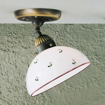Kolarz 731.10.69 - Candeeiro integrado NONNA 1xE27/75W/230V diâmetro 20 cm vermelho
