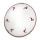 Kolarz 731.11.4.103-Iluminação de teto NONNA 1xE27/60W/230V pr.30cm veado vermelho