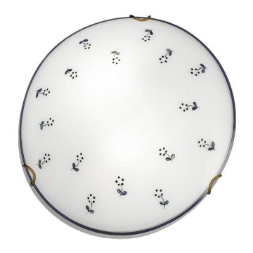 Kolarz 731.11.4.17 - Iluminação de teto NONNA 1xE27/60W/230V diâmetro 30 cm azul