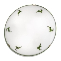Kolarz 731.12.4.100-Iluminação de teto NONNA 2xE27/60W/230V pr.40 cm veado verde