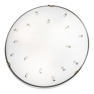 Kolarz 731.12.4.70 - Iluminação de teto NONNA 2xE27/60W/230V diâmetro 40 cm verde