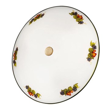 Kolarz 731.13.4.113- Iluminação de teto NONNA 3xE27/60W/230V diâmetro 50 cm uvas/morangos