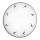 Kolarz 731.13.4.133- Iluminação de teto NONNA 3xE27/60W/230V diâmetro 50 cm veado cinzento