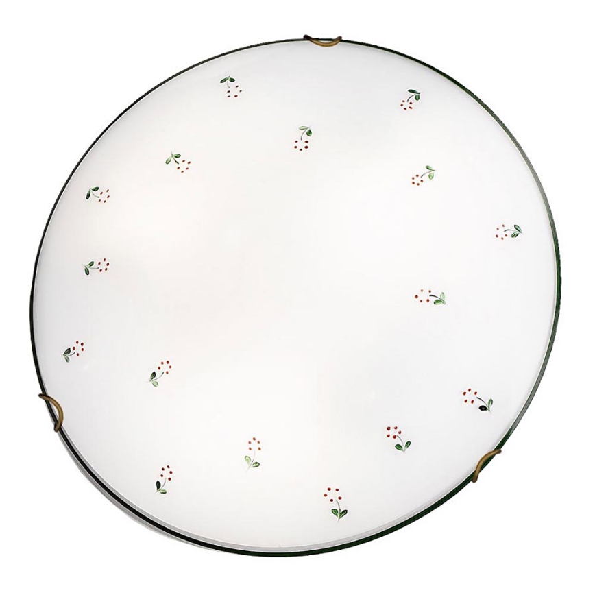 Kolarz 731.13.4.70 - Iluminação de teto NONNA 3xE27/60W/230V diâmetro 50 cm verde
