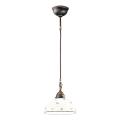 Kolarz 731.30.20 - Candeeiro suspenso NONNA 1xE27/75W/230V diâmetro 20 cm verde