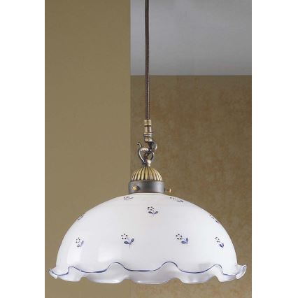 Kolarz 731.30.25 - Candelabro suspenso NONNA 1xE27/75W/230V azul