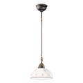 Kolarz 731.30.27 - Candeeiro suspenso NONNA 1xE27/75W/230V diâmetro 30 cm verde