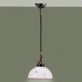 Kolarz 731.30.69 - Candeeiro suspenso NONNA 1xE27/75W/230V diâmetro 20 cm vermelho