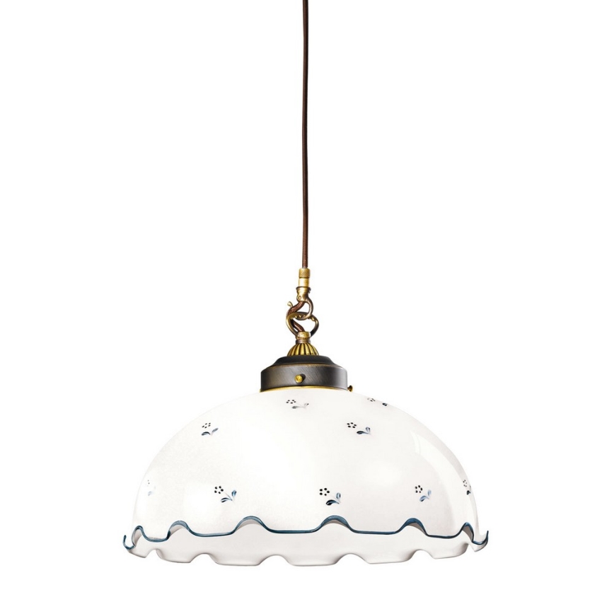 Kolarz 731.32.18 - Candelabro suspenso NONNA 1xE27/75W/230V azul