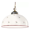 Kolarz 731.32.77 - Candeeiro suspenso NONNA 1xE27/75W/230V diâmetro 36 cm vermelho