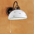 Kolarz 731.61.20 - Candeeiro de parede NONNA 1xE27/75W/230V verde
