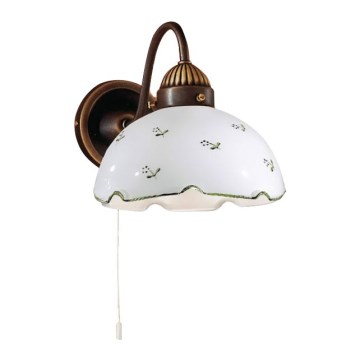 Kolarz 731.61.21 - Iluminação de parede NONNA 1xE27/75W/230V