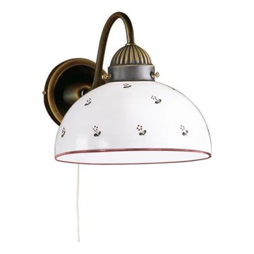 Kolarz 731.61.69 - Candeeiro de parede NONNA 1xE27/75W/230V vermelho
