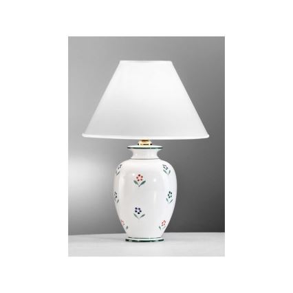 Kolarz 731.70K - Candeeiro de mesa NONNA 1xE27/100W/230V branco