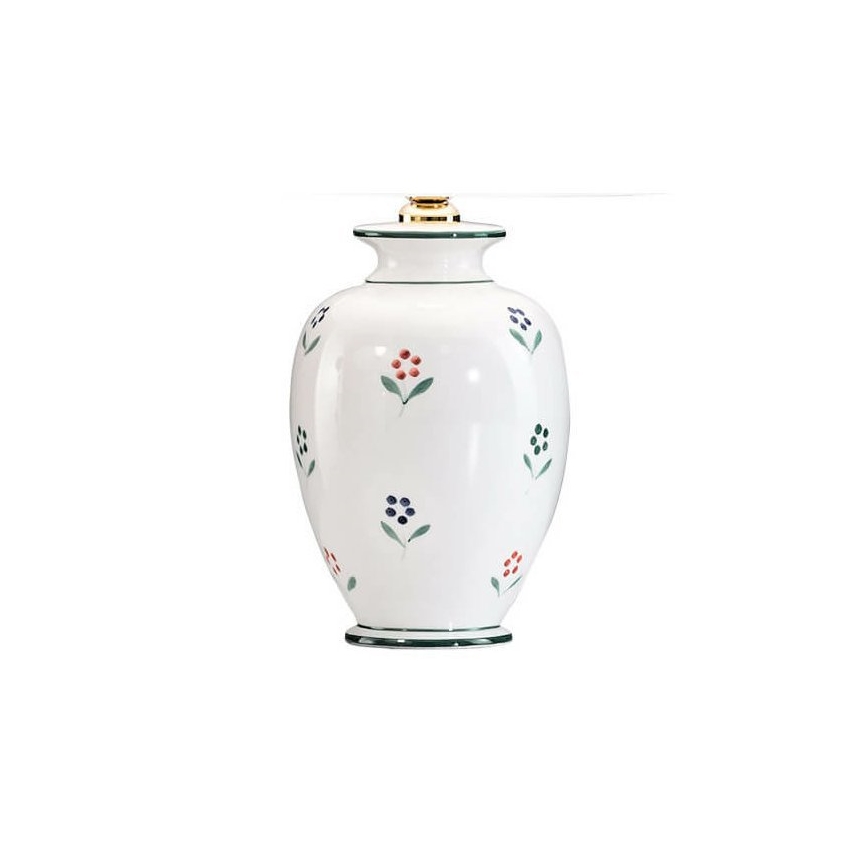 Kolarz 731.70K - Candeeiro de mesa NONNA 1xE27/100W/230V branco