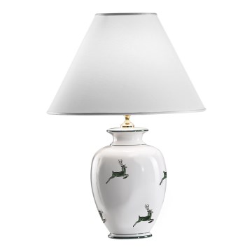 Kolarz 731.70W.100 - Candeeiro de mesa NONNA 1xE27/100W/230V branco